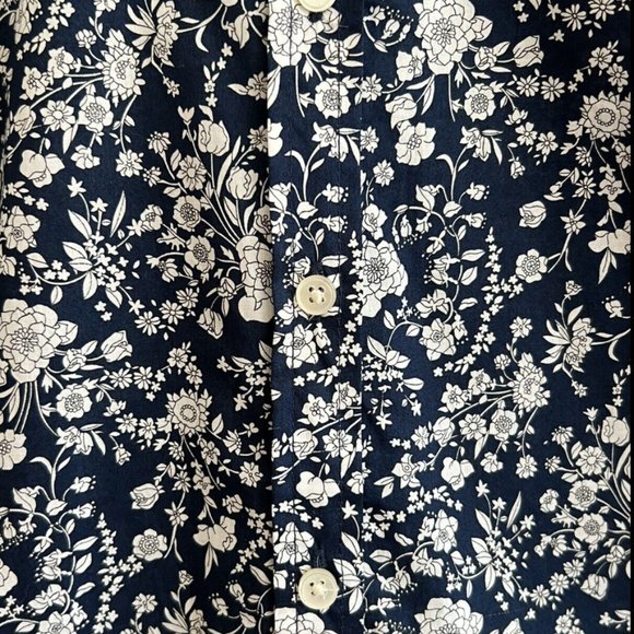 J.CREW CLASSIC FIT RUFFLED LIBERTY AUDREY SHIRT-SIZE: XXS - Picture 5 of 9